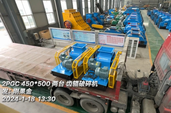 干木薯破碎机 齿辊破碎机发货现场 3